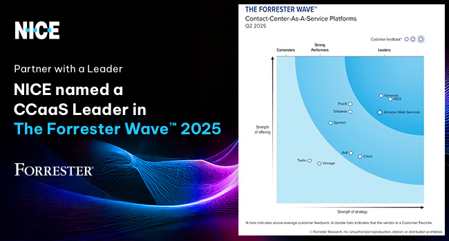NICE named a leader in the Forrester Wave 2025